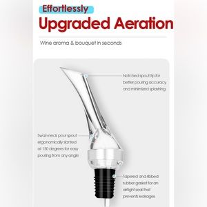 Wine aerator pourer enjoy your wine